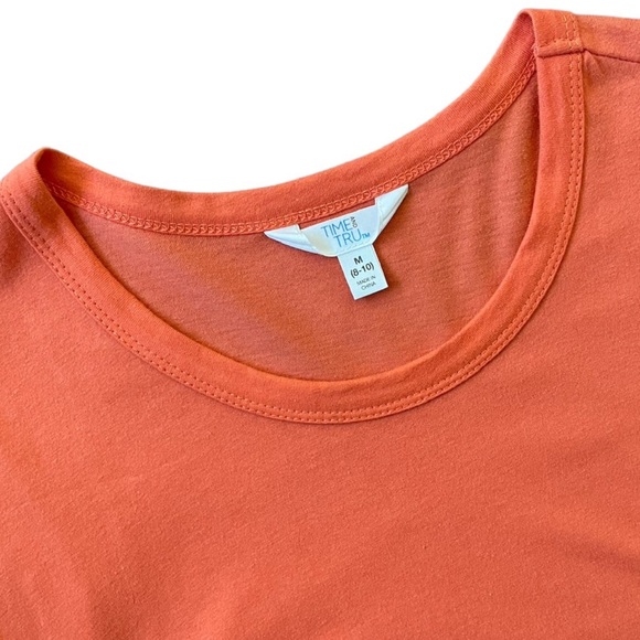 Time and Tru Flutter Sleeve Tiered Swing Dress - Picture 9 of 11